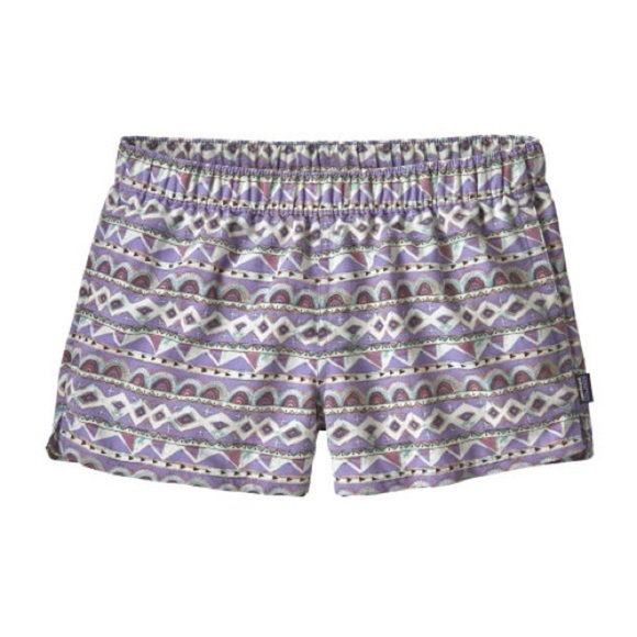 Patagonia Pants - Patagonia Women's Barely Baggies™ Shorts - 2½" Purple Geometric Swim Short Large